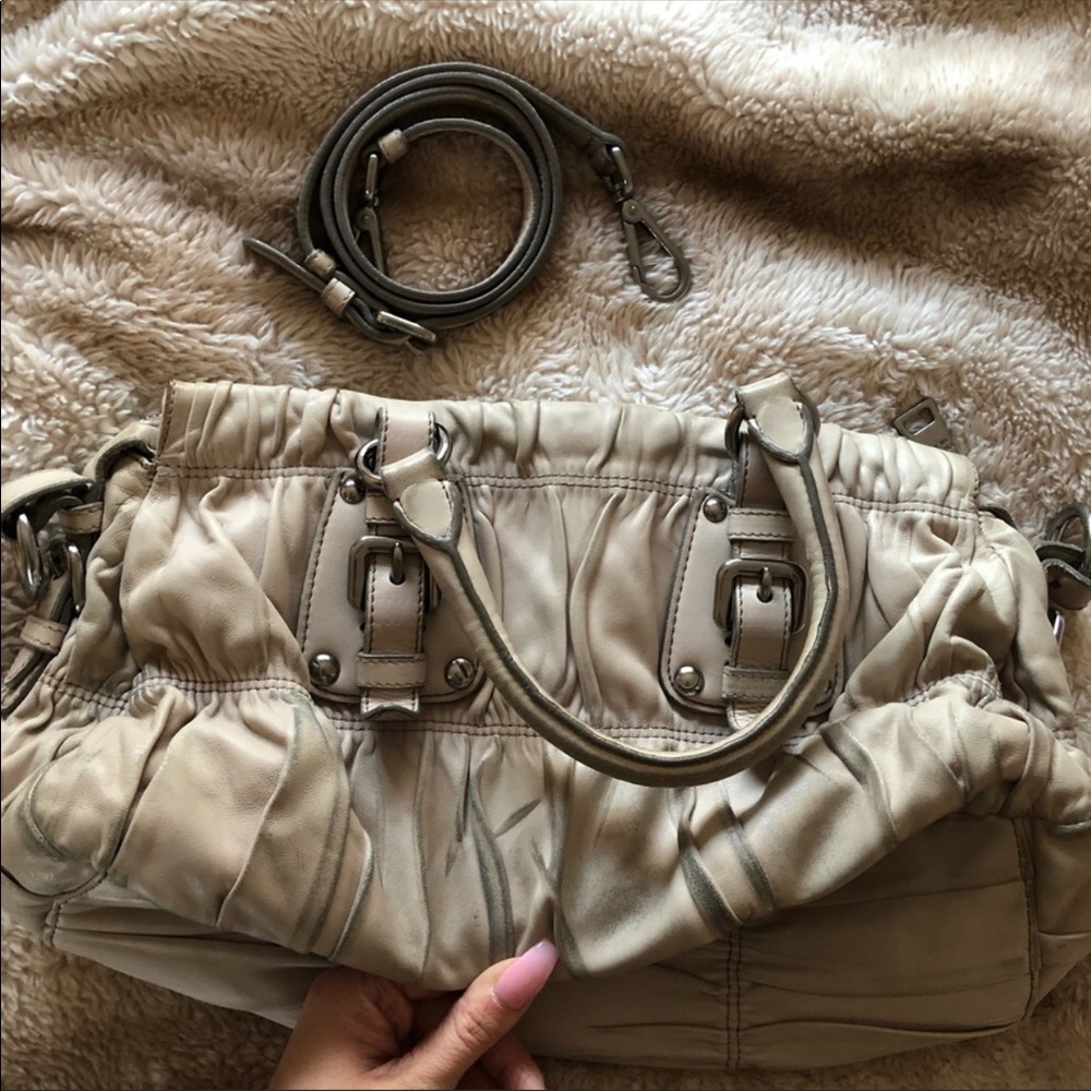 AUTHENTIC Prada Nappa Gaufre Satchel